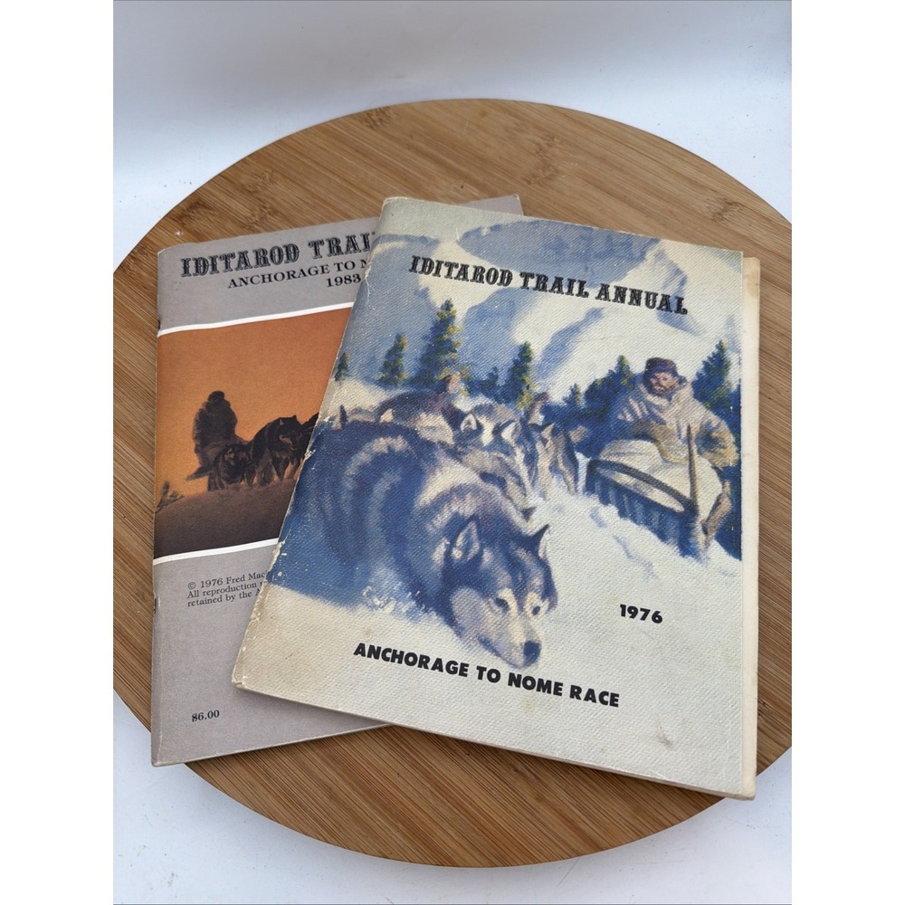 1976/83  IDITAROD TRAIL ANNUAL, Anchorage to Nome -NEW, Booklet. Guide, Magazine